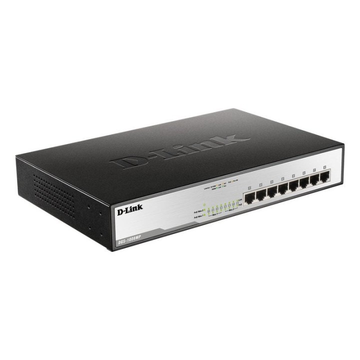 D-Link DGS-1008MP Switch 8 Puertos Gigabit POE+