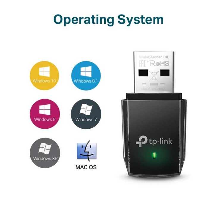 TP-Link Archer T3U Adaptador USB de Red WIFI AC1300