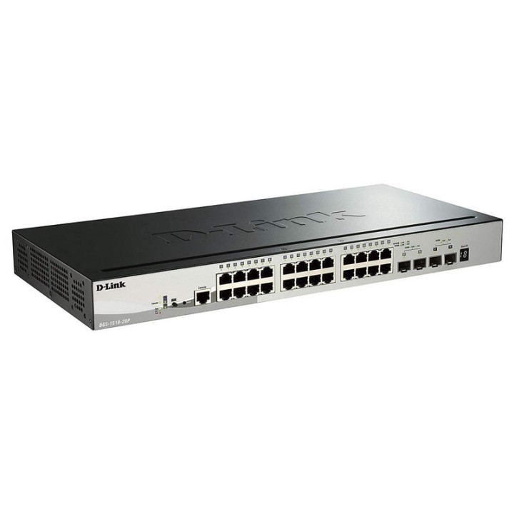 D-Link DGS-1510-28P Switch Gestionable 24 Puertos Gigabit PoE + 2 SFP 1000 Mbps + 2 10G SFP+