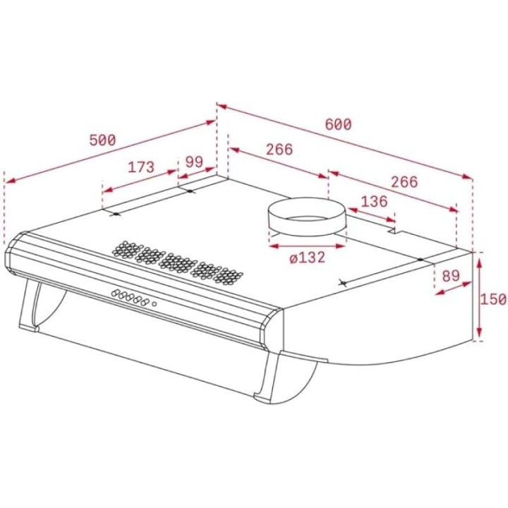 Teka C 6420 Campana Extractora 60cm D Blanca