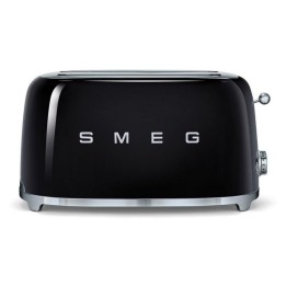 Smeg TSF02BLEU Tostadora 2 Ranuras Largas 1500W Negra