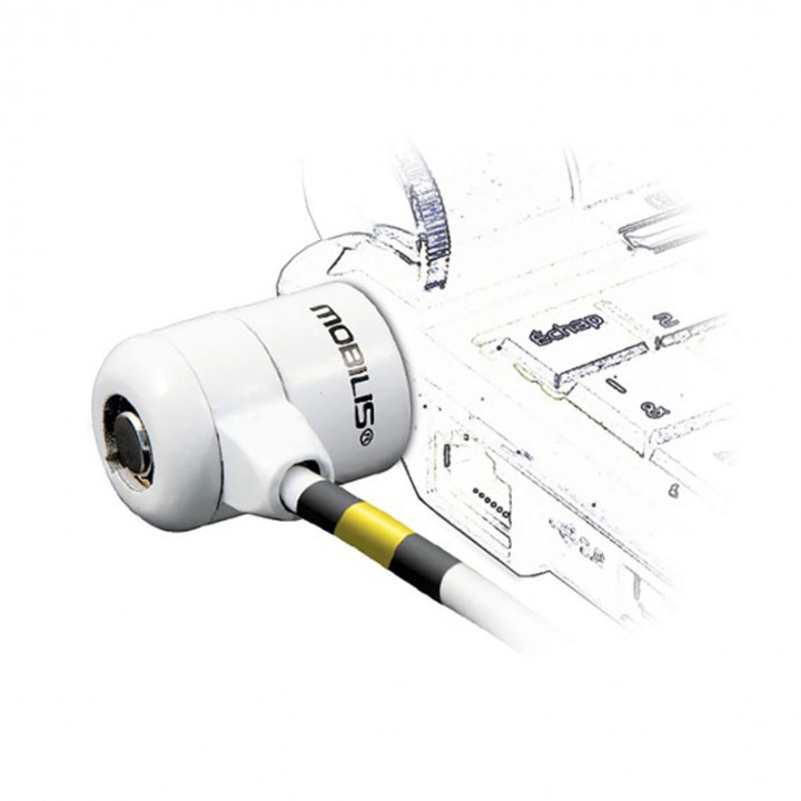 Mobilis Cable de Seguridad 1.8m con Llave para Portátil