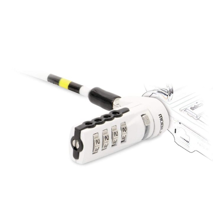 Mobilis Cable de Seguridad 1.8m con Código para Portátil