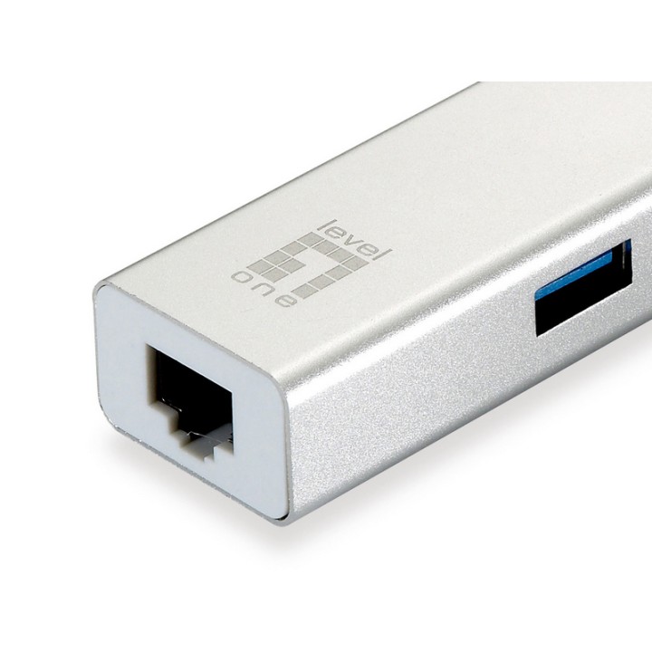LevelOne USB-0503 Hub USB 3.0 a Gigabit/RJ-45/USB 3.0