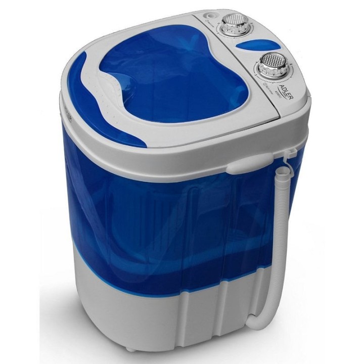 Adler AD 8051 Lavadora Centrifugadora Portátil 3Kg Blanco/Azul