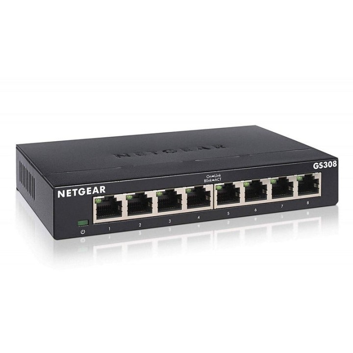 Netgear GS308-300PES Switch No Administrado 8 Puertos L2 Gigabit Ethernet