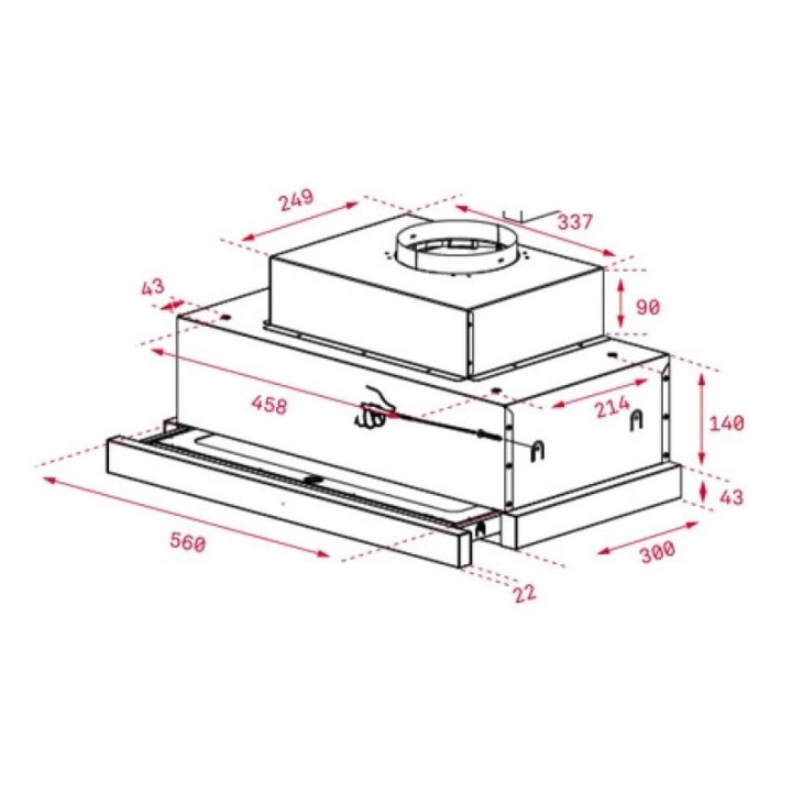 Teka CNL 6815 Plus Campana Telescópica 60cm A Acero Inoxidable