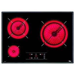 Teka TR 5300 Placa Vitrocerámica 3 Zonas Biselada Negra
