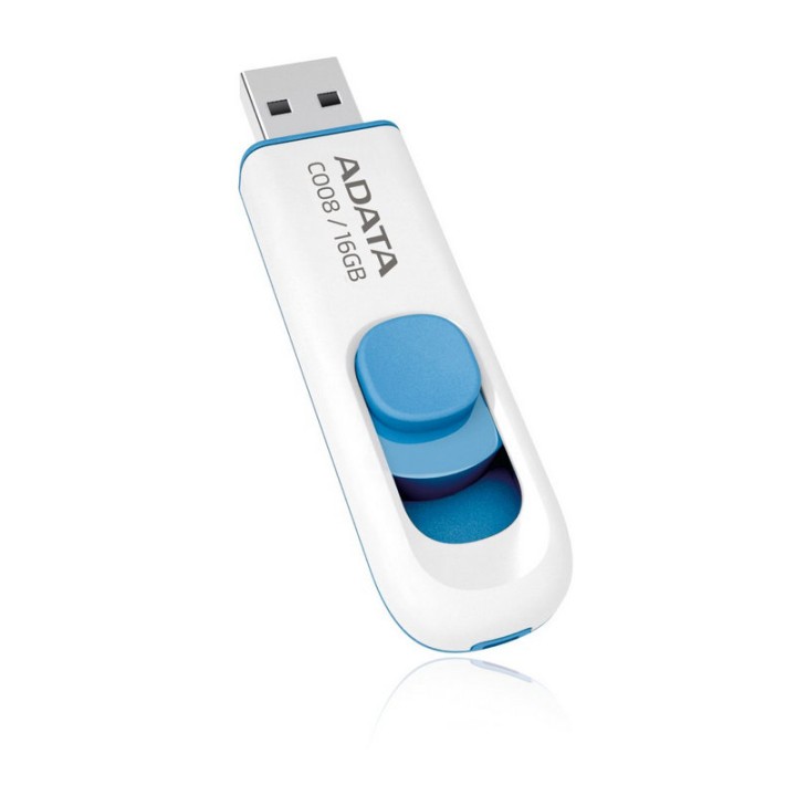 Adata C008 64GB USB 2.0 Blanco/Azul