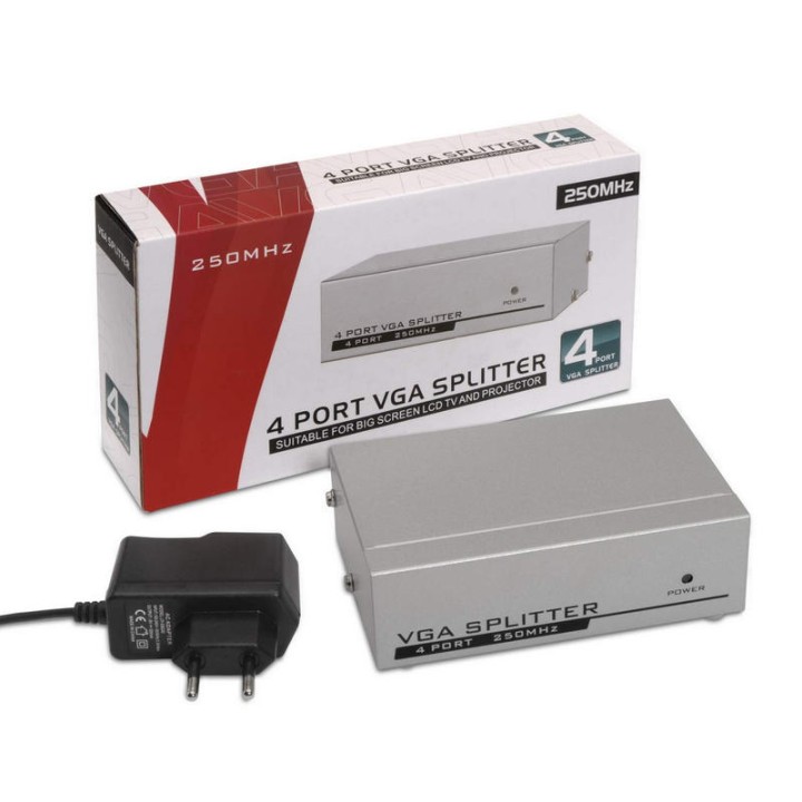 Aisens A116-0085 Splitter VGA 4 Puertos