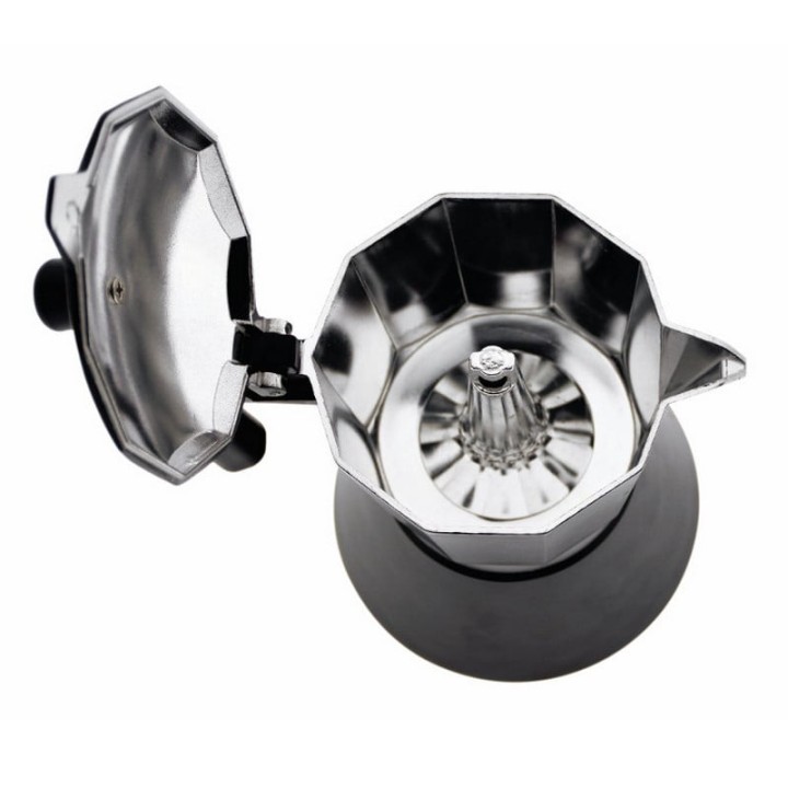 Jata CFI Cafetera Italiana 6 Tazas Negra
