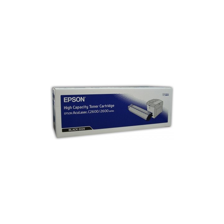 Toner Epson AcuLaser C2600 Negro 5000 pág (C13S050229)
