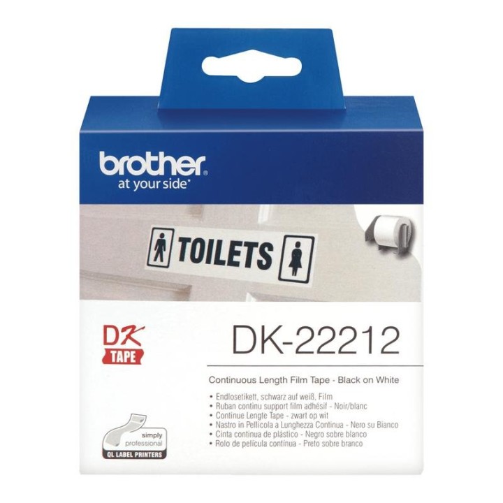 Brother DK-22212 Rollo Etiquetas para Impresora