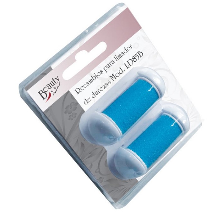 Jata LD85B Limador de Durezas + 2 Rodillos Blanco/Azul