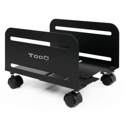 TooQ UMCS0004-B Soporte para CPU con Ruedas Negro