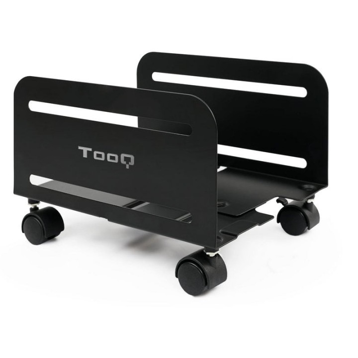 TooQ UMCS0004-B Soporte para CPU con Ruedas Negro