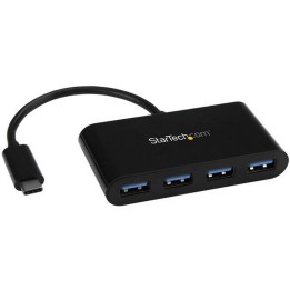 StarTech HB30C4AB Hub USB 3.1 Gen 1 Type-C 5000 Mbit/s Negro