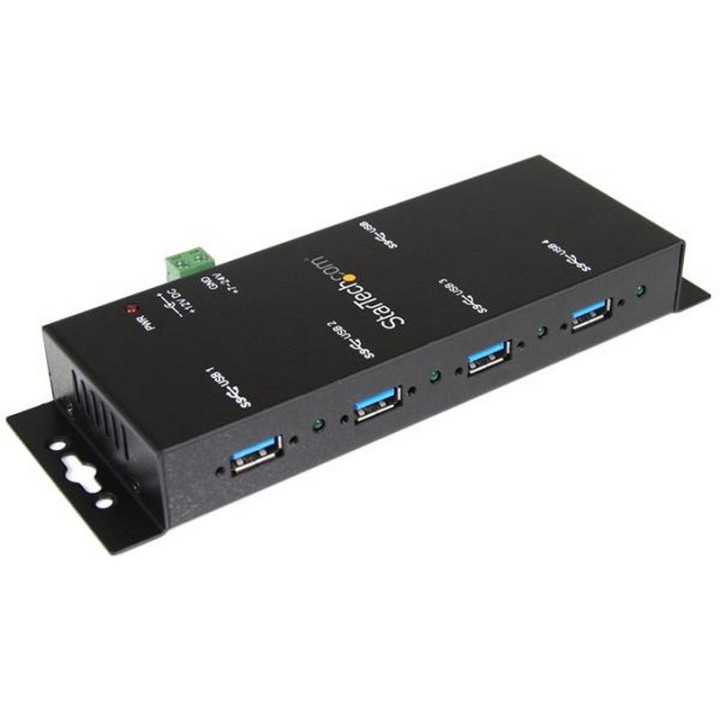 StarTech Concentrador Industrial USB 3.0 SuperSpeed de 4 Puertos