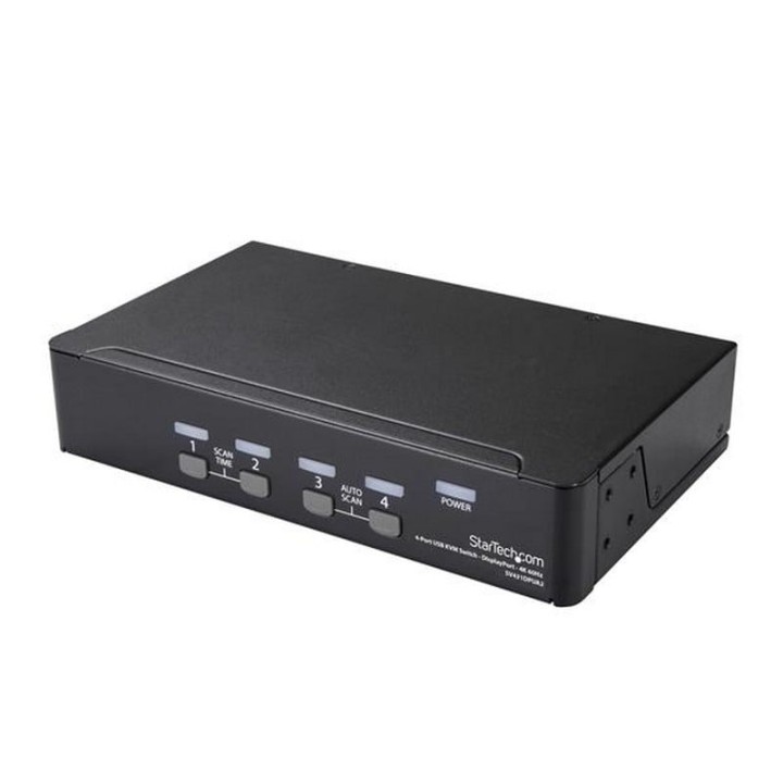 Startech Switch KVM de 4 Puertos DisplayPort con Resolución de 4K a 60Hz