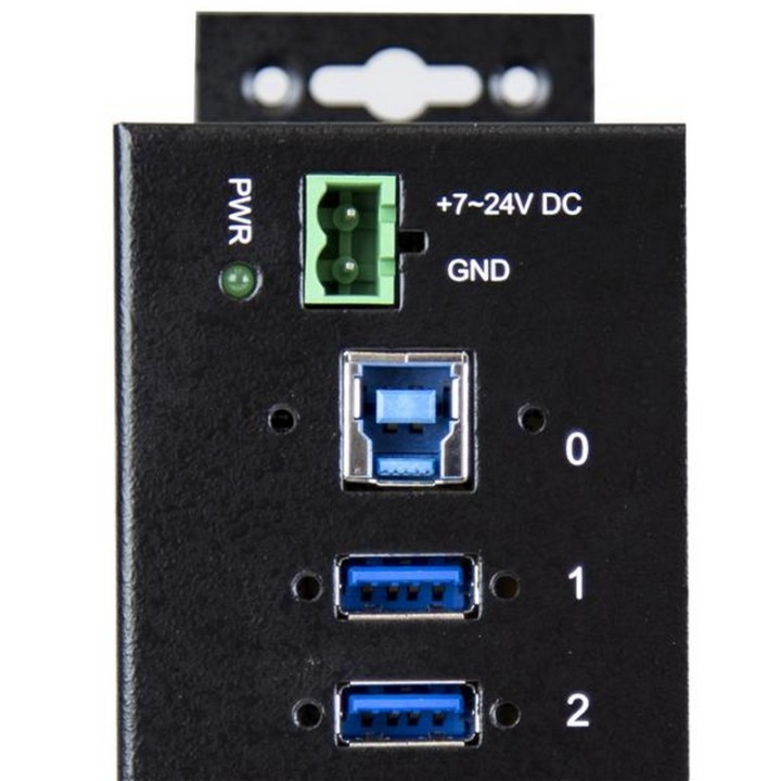 Startech Hub Industrial de 10 Puertos USB 3.0 con Protección Antiestática y Picos de 350W