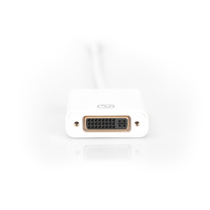 Digitus Adaptador Mini Displayport a DVI 15cm Blanco