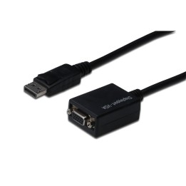Digitus Cable Adaptador Displayport a HD15 VGA 15cm