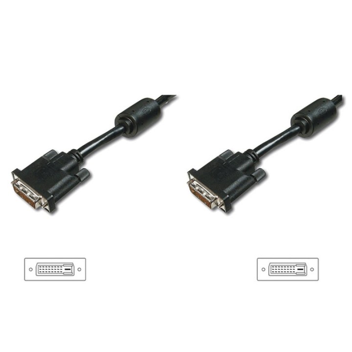 Digitus Cable Adaptador DVI Dual 3m Negro