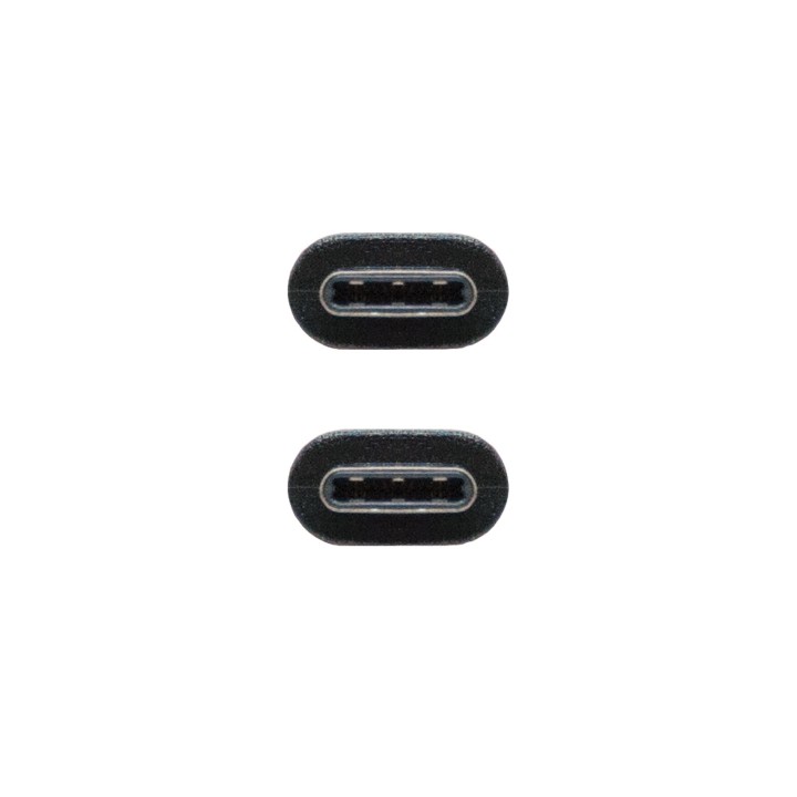 Nanocable USB-C/M a USB C/M 1m Negro (10.01.4101)