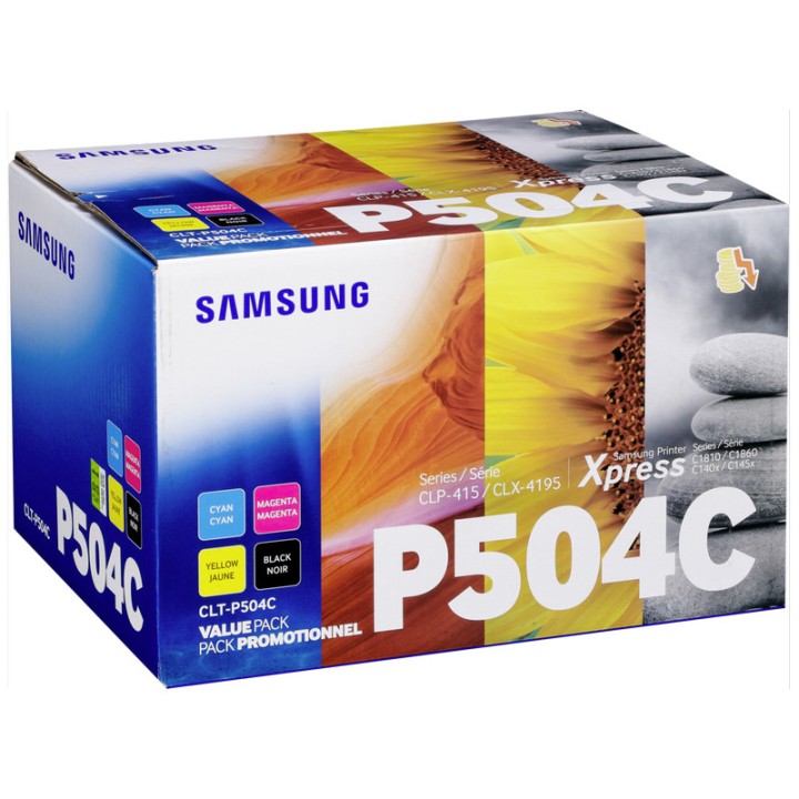 Samsung CLT-P504C 4 Tóners Originales CMYK Color