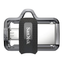 SanDisk Ultra Dual m3.0 128GB USB 3.0 Gris/Plata