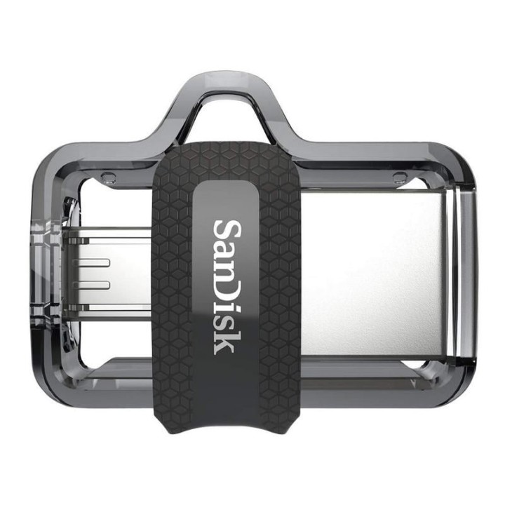SanDisk Ultra Dual m3.0 128GB USB 3.0 Gris/Plata