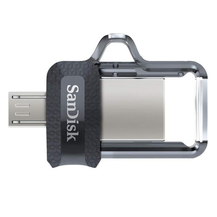 SanDisk Ultra Dual m3.0 128GB USB 3.0 Gris/Plata