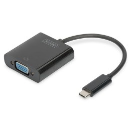 Digitus Adaptador USB Type-C a VGA Negro