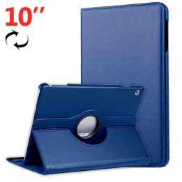 Cool Funda Giratoria Polipiel Liso Azul para Huawei Mediapad T5 10"