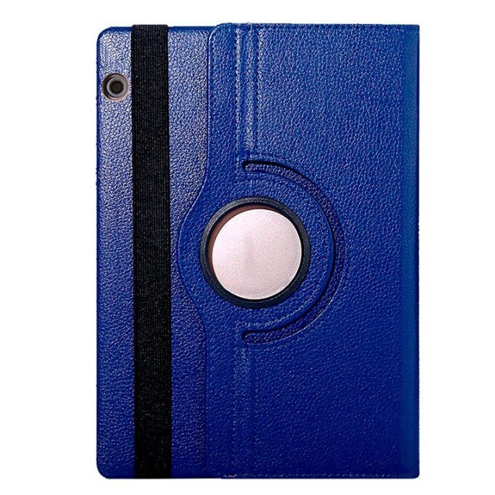 Cool Funda Giratoria Polipiel Liso Azul para Huawei Mediapad T5 10"