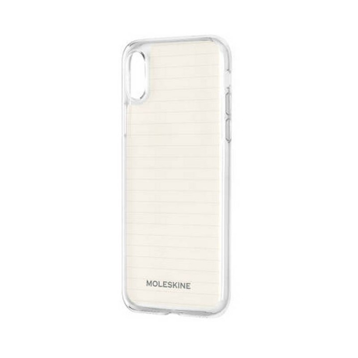 Moleskine Funda Transparente con Plantillas de Papel para iPhone XR