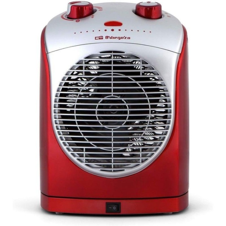 Orbegozo FH 5026 Calefactor 2200W Rojo/Plata