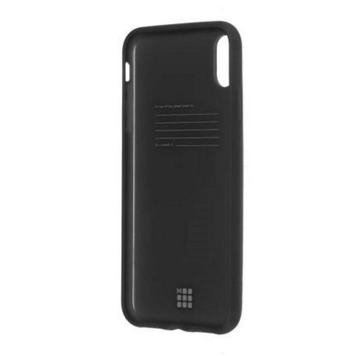 Moleskine Funda Rígida Suave al Tacto Negra para iPhone XS Max