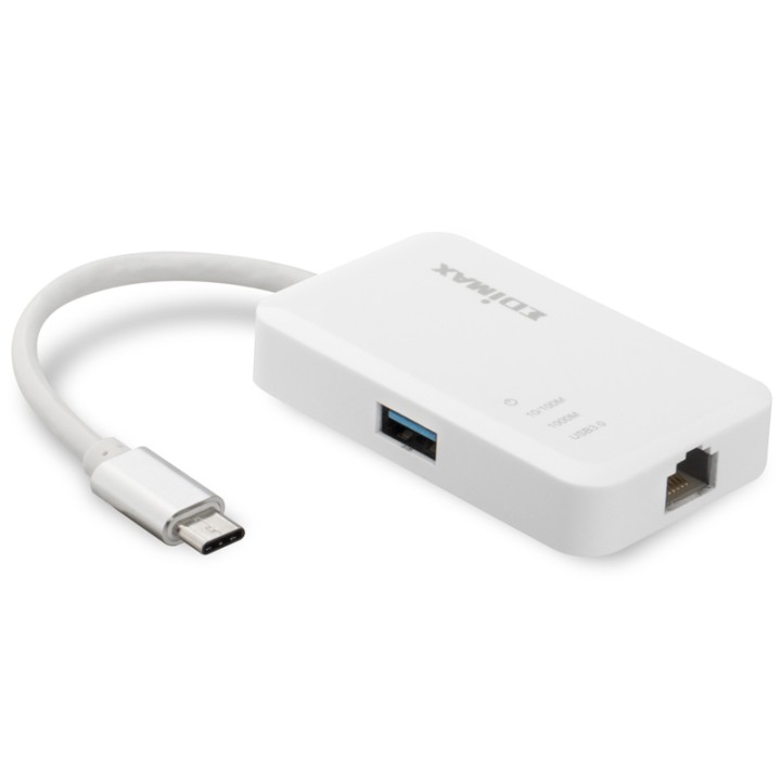 Edimax EU-4308 Adaptador USB-C a 3x USB 3.0 1x RJ-45 Gigabit