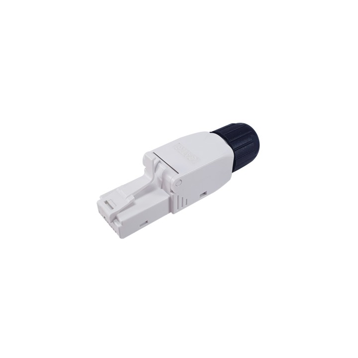 Conector EQUIP RJ45 Cat.6 Kit 5 Negro/Blanco (EQ121161)