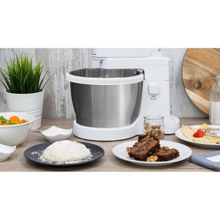 Cecotec PowerTwist 500 Steel Batidora de Varillas con Bol 500W