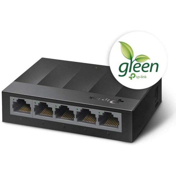 TP-Link LS1005G Switch 5 Puertos Gigabit 10/100/1000 Mbps No Administrado Plug&Play