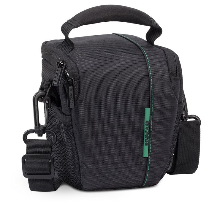Rivacase Green Mantis 7412 Bolsa para Cámara Negra/Verde