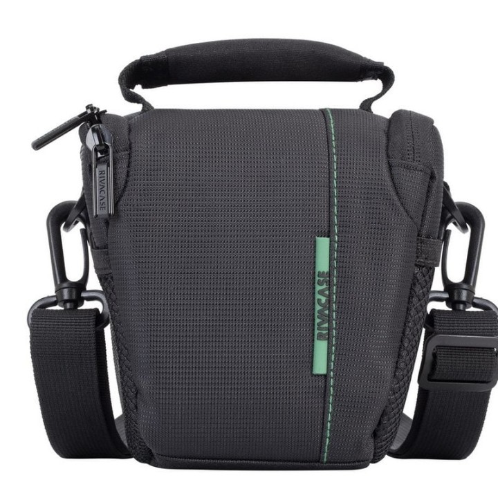 Rivacase Green Mantis 7412 Bolsa para Cámara Negra/Verde