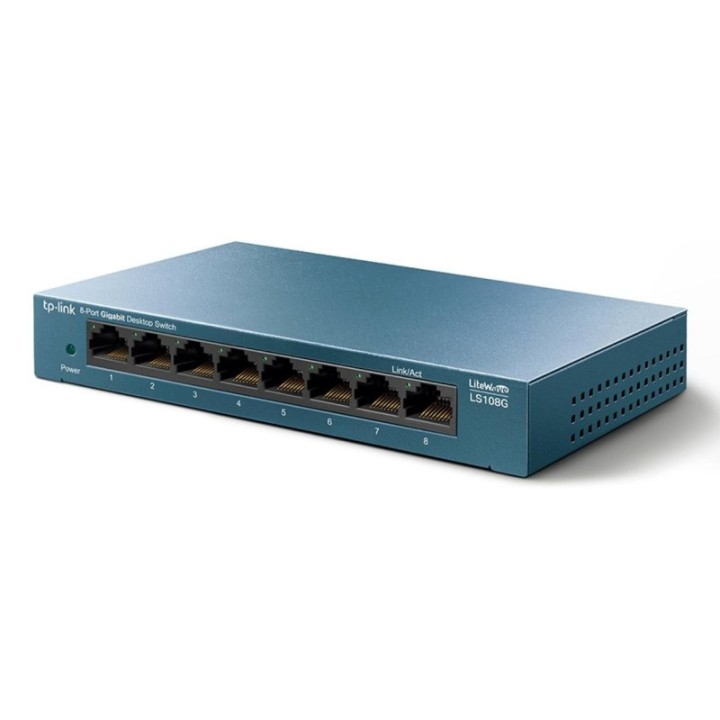 TP-Link LS108G Switch 8 Puertos Gigabit 10/100/1000 Mbps Metálico No Administrado