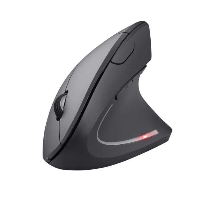 Trust Verto Ratón Ergonómico Vertical Inalámbrico 1600DPI Negro