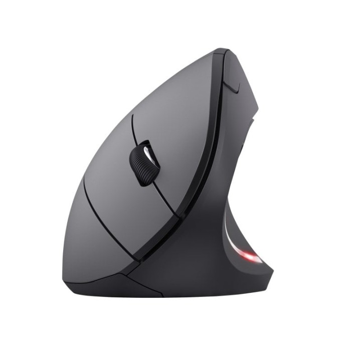 Trust Verto Ratón Ergonómico Vertical Inalámbrico 1600DPI Negro