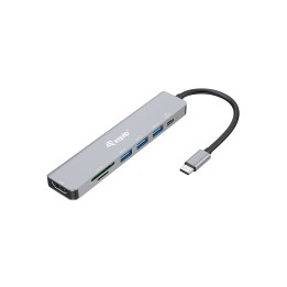 Dock Station EQUIP USB-C a HDMI/3USB-A/PD (EQ133494)