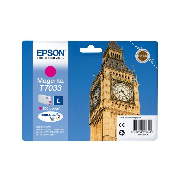 Tinta Epson T7033 Magenta (C13T70334010)