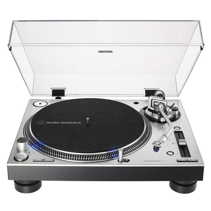 Audio-Technica AT-LP140XP Plato DJ Tracción Directa Plateado